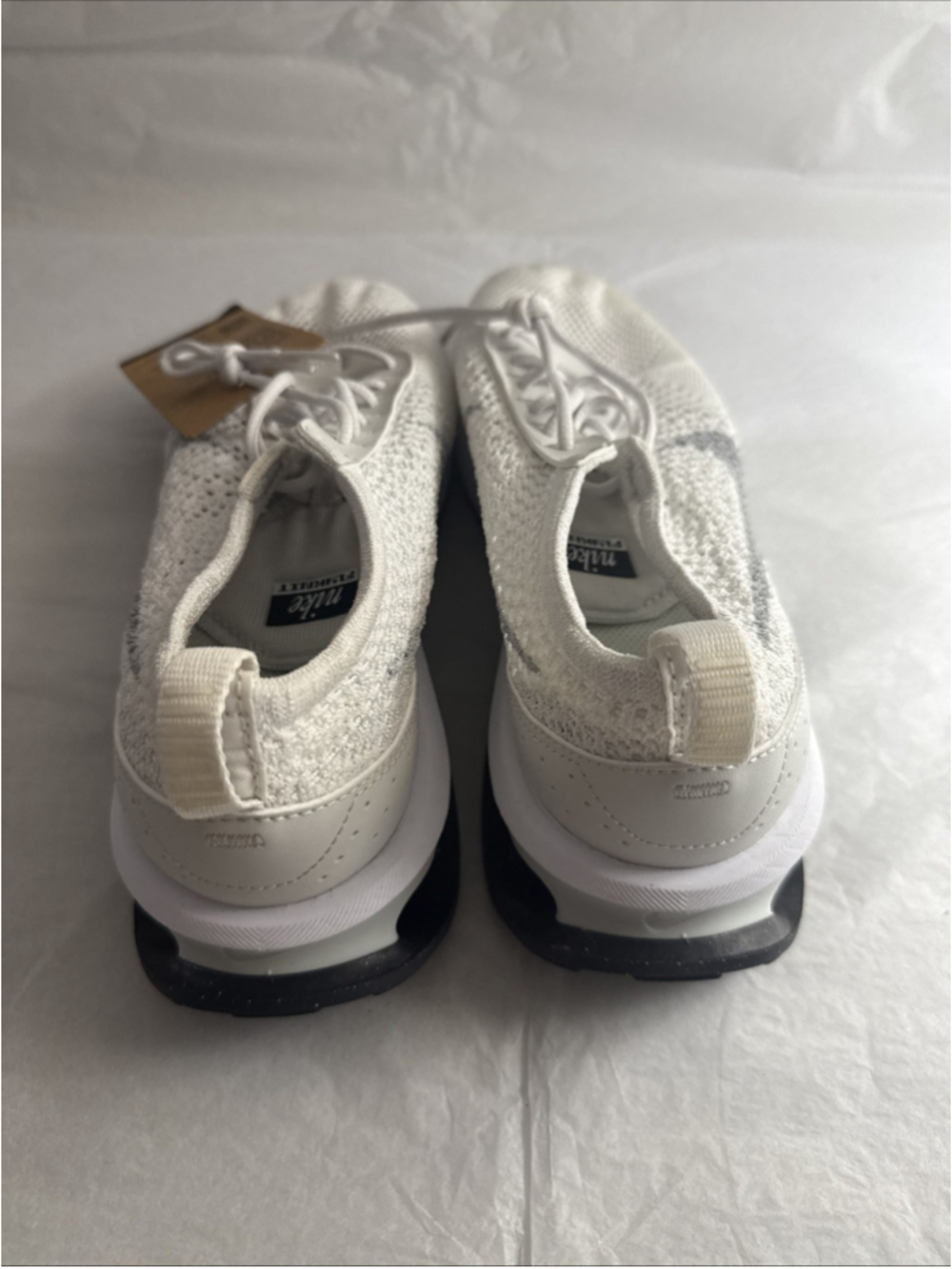 Size 8.5 - Nike Air Max Flyknit Racer Pure Platinum W - Picture 3 of 5